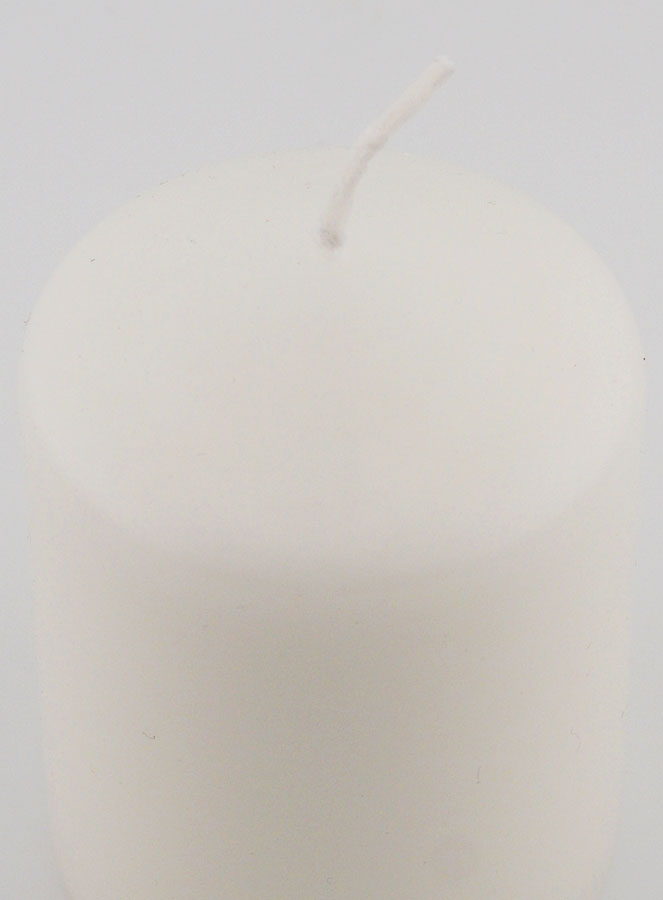 Candela Decorazione 8cm - Bianco Latte (pic 4)