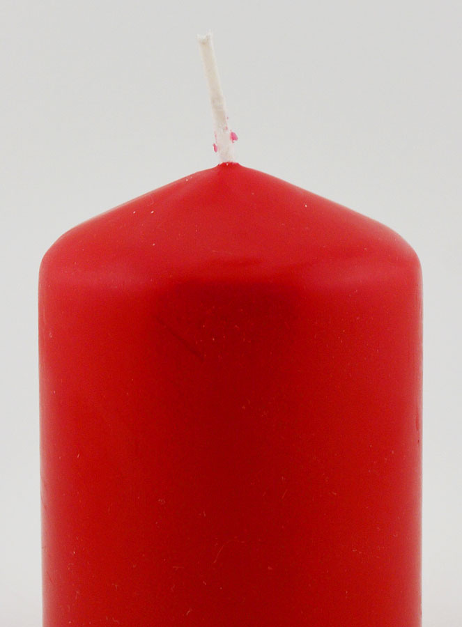 Candela Decorazione 8cm - Rosso (pic 3)