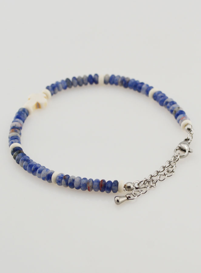 Bracciale Croce e Pietre Blu (pic 4)