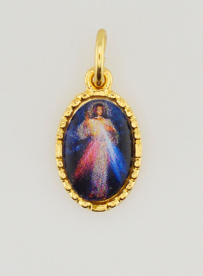 Medaglia Con Bordo 15 mm - Cristo Misericordioso (pic 1)
