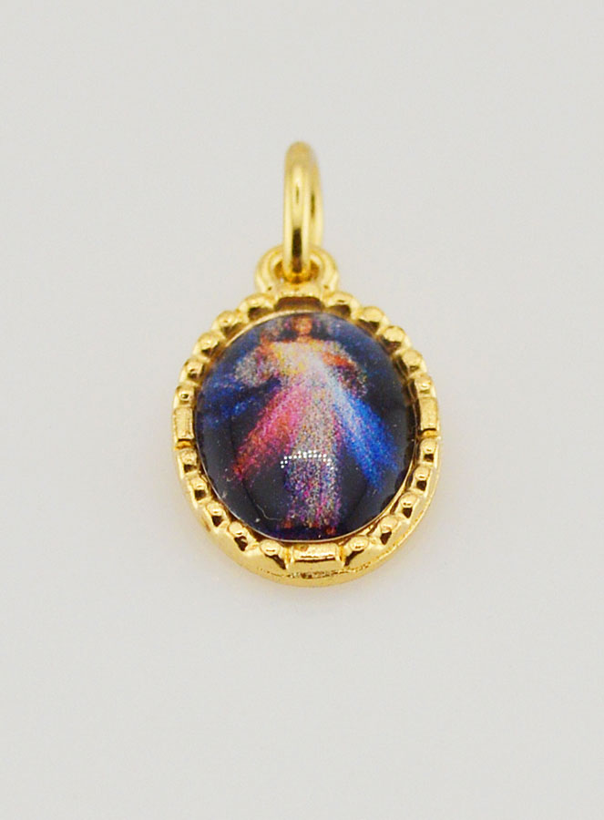 Medaglia Con Bordo 15 mm - Cristo Misericordioso (pic 2)