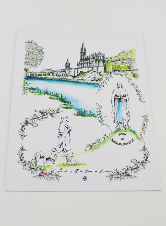 Cartolina del Santuario di Lourdes (pic 2)