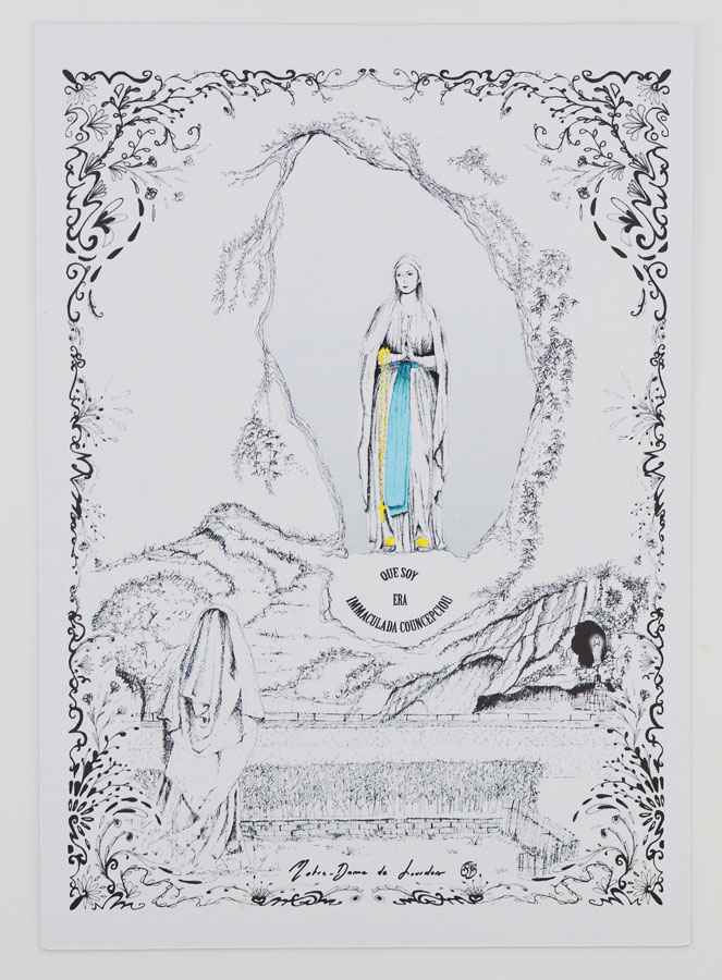 Cartolina Madonna di Lourdes (pic 1)