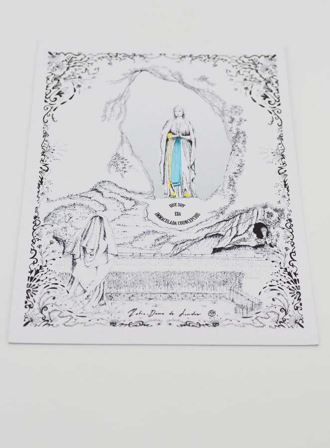 Cartolina Madonna di Lourdes (pic 2)