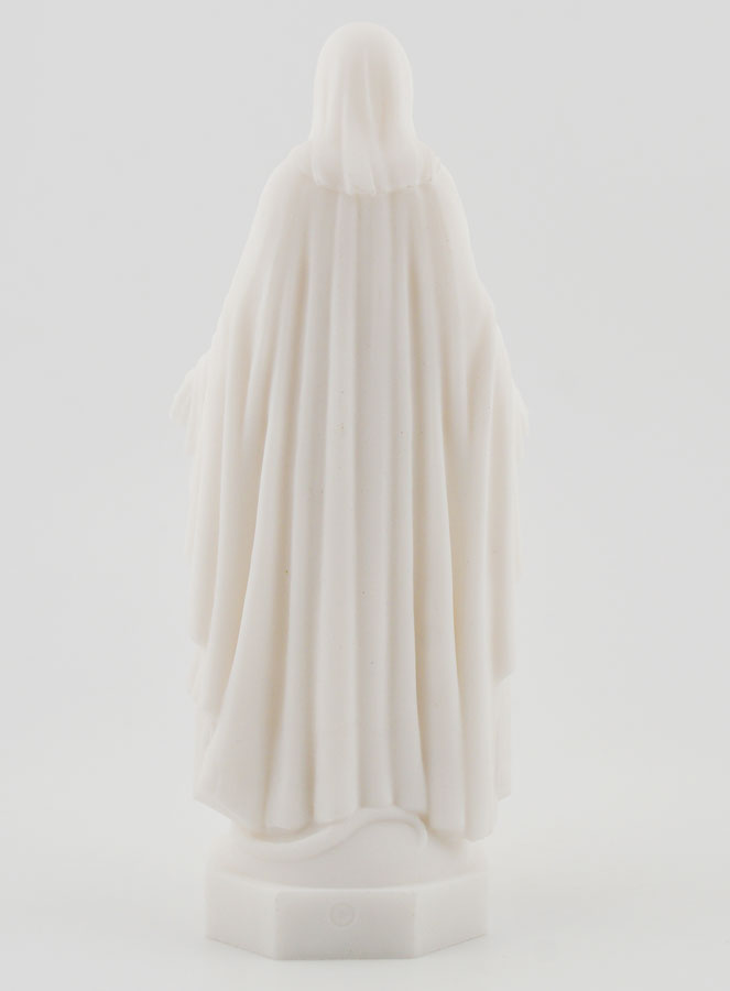 Statua Madonna Miracolosa Raggi Dorati - 12 cm (pic 4)