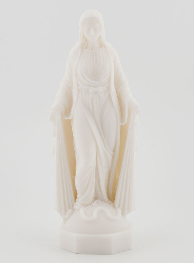 Statua Madonna Miracolosa in Alabastro - 12 cm (pic 1)