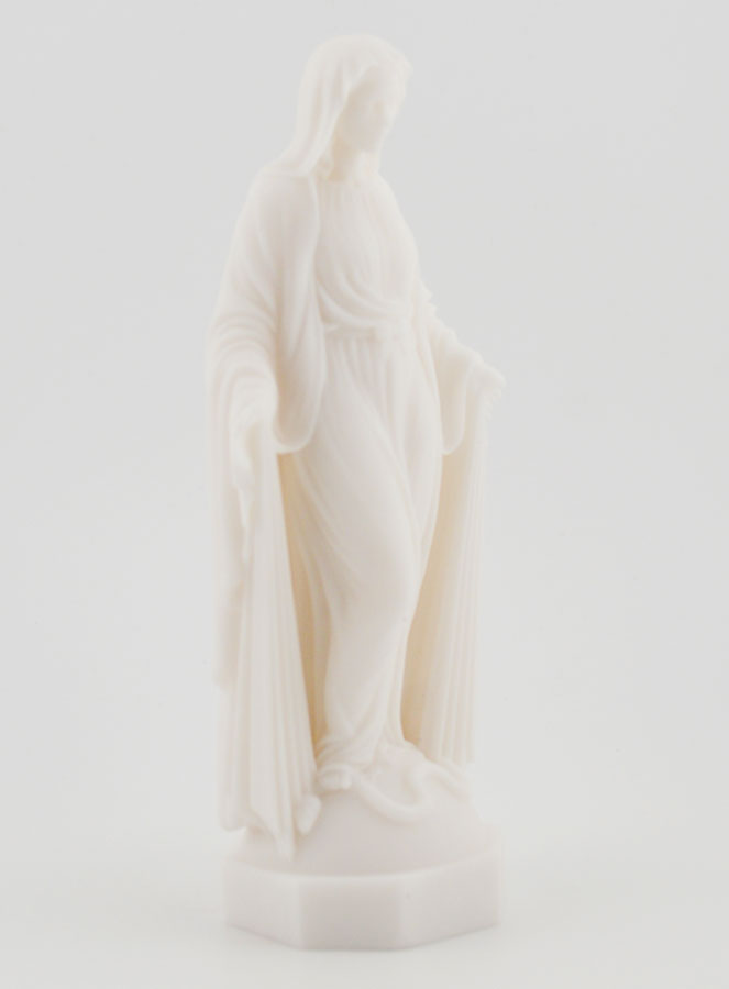 Statua Madonna Miracolosa in Alabastro - 12 cm (pic 3)