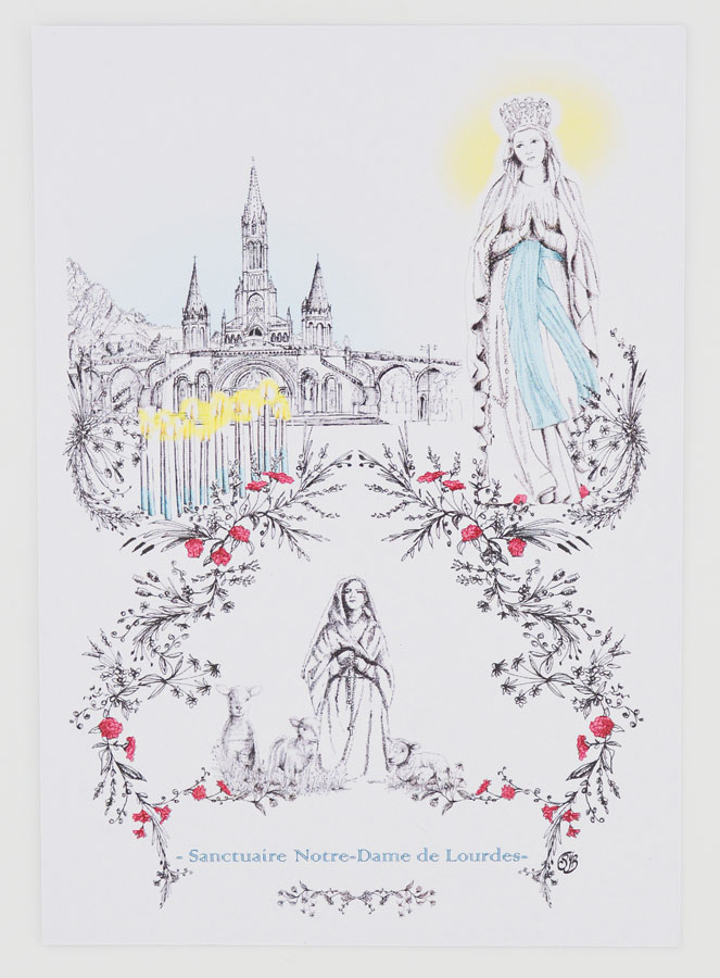 Cartolina Santuario Madonna di Lourdes (pic 1)