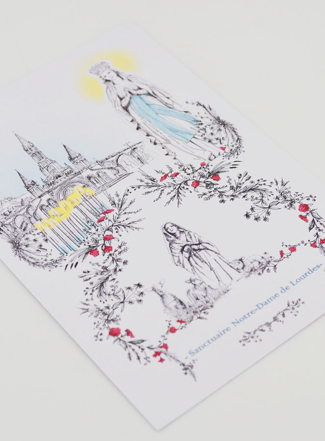 Cartolina Santuario Madonna di Lourdes (pic 3)