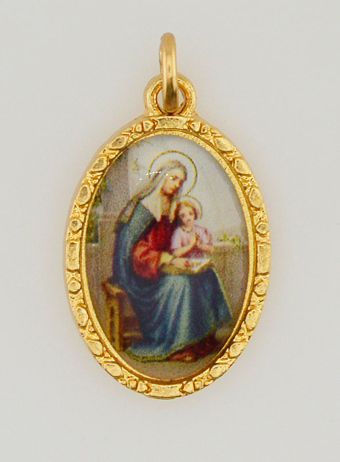 Medaglia Con Bordo 25 mm - Sant'Anna (pic 1)
