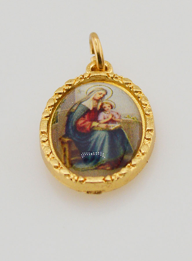 Medaglia Con Bordo 25 mm - Sant'Anna (pic 2)