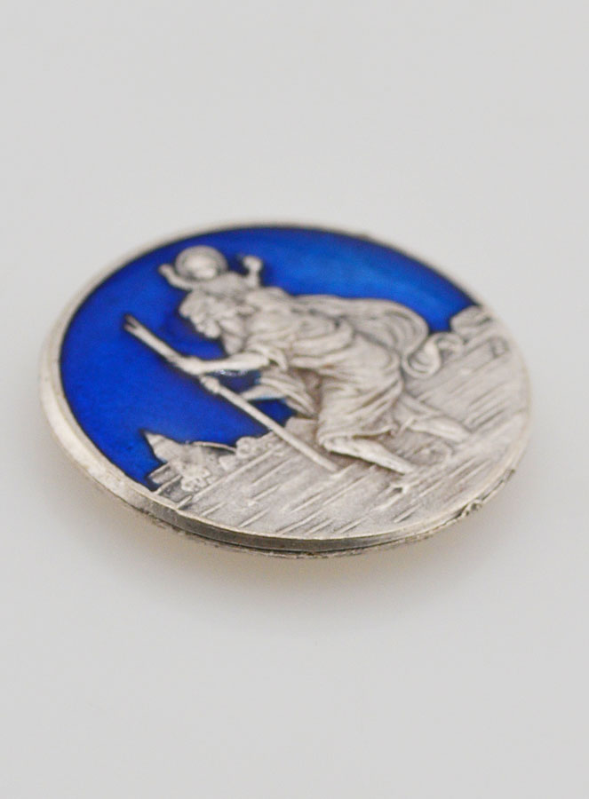 Placca Auto Magnetica di San Cristoforo - 3,5cm (pic 3)