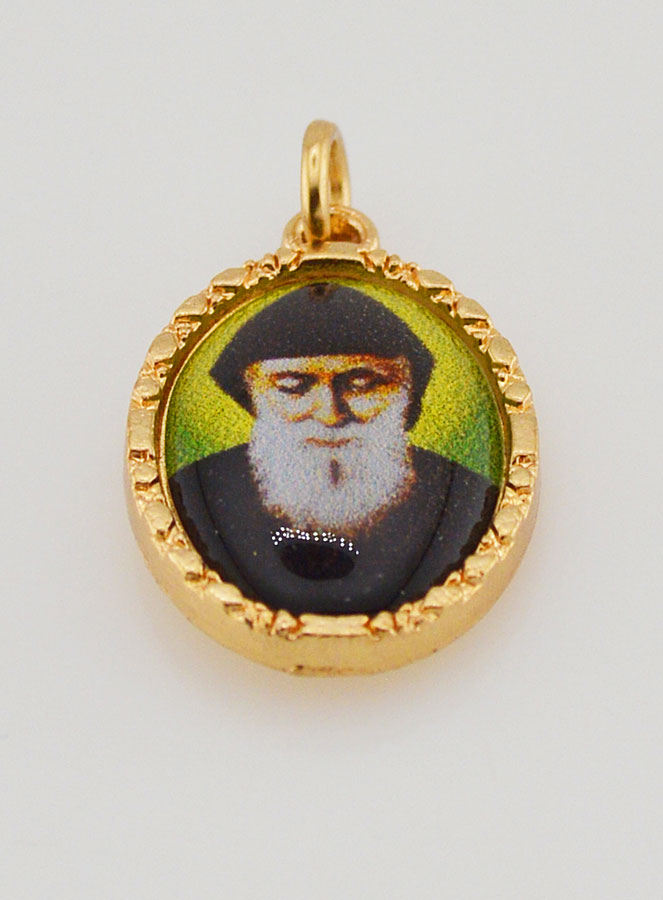 Medaglia Con Bordo 25 mm - San Charbel (pic 2)