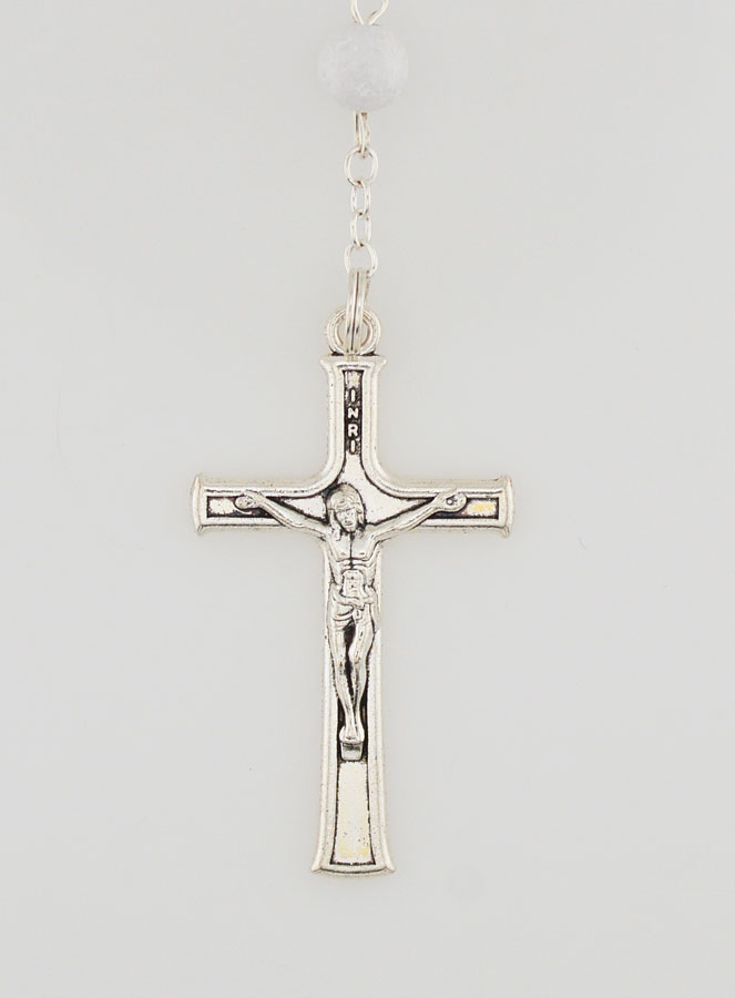 Rosario in Pietre Naturali - Howlite (pic 3)