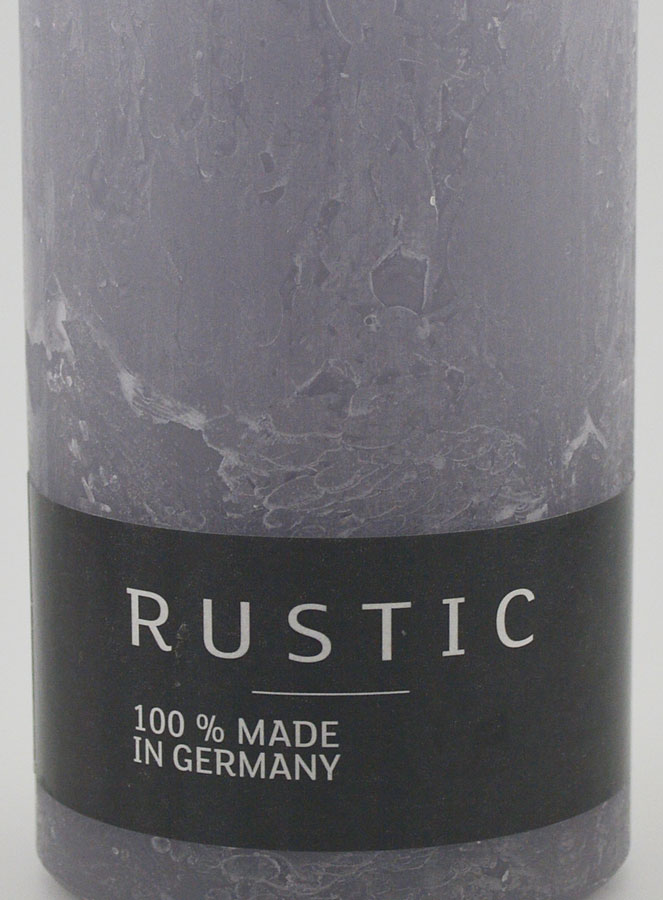 Candela Decorazione Rustica 38 Ore - Grigio (pic 3)