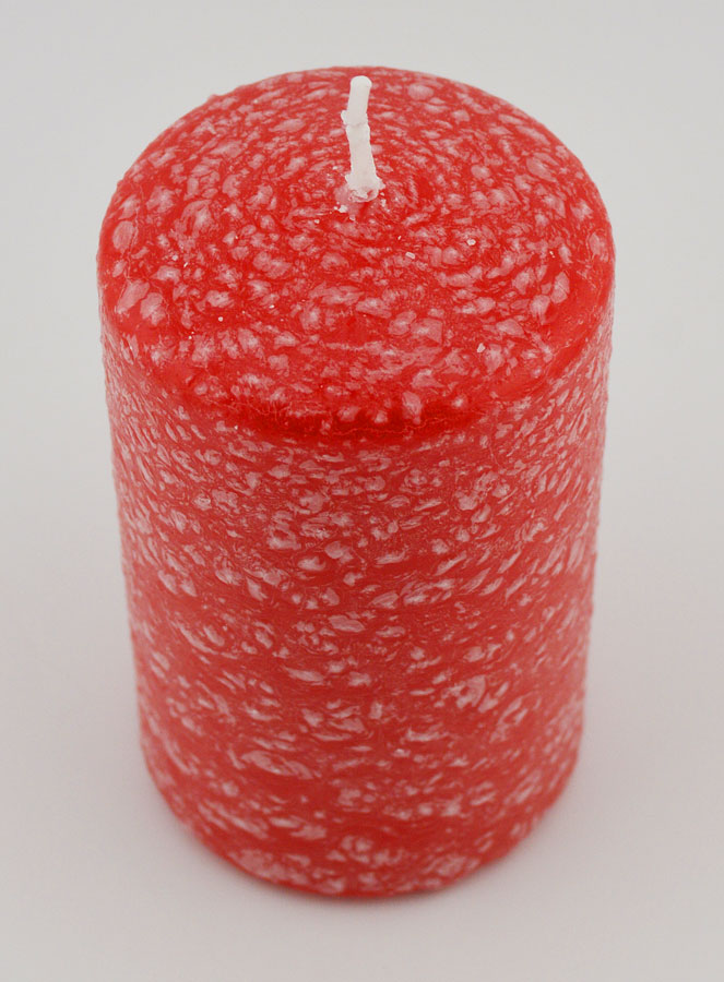 Candela Decorativa Effetto Polare - Rosso (pic 2)
