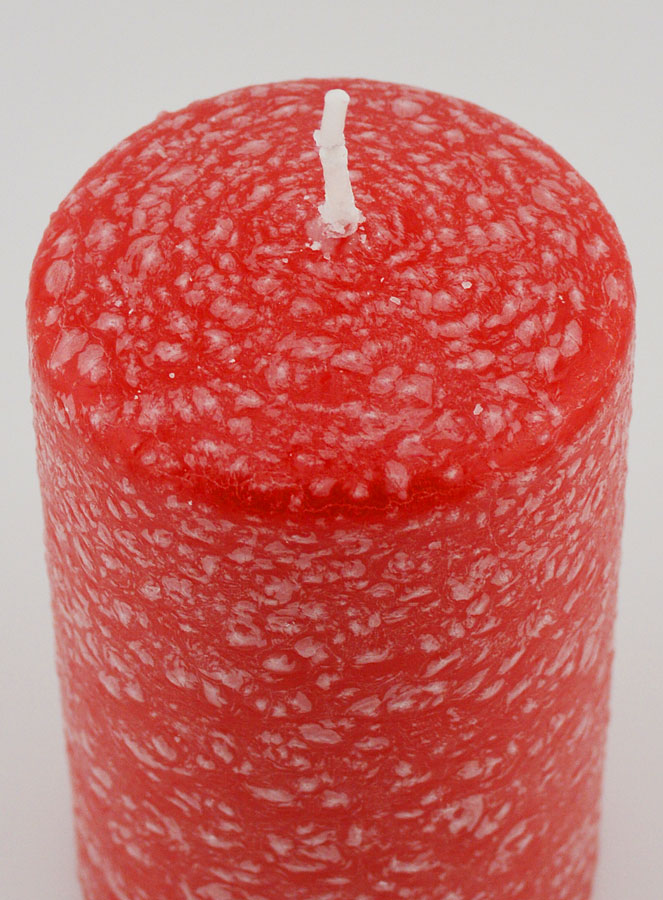 Candela Decorativa Effetto Polare - Rosso (pic 4)