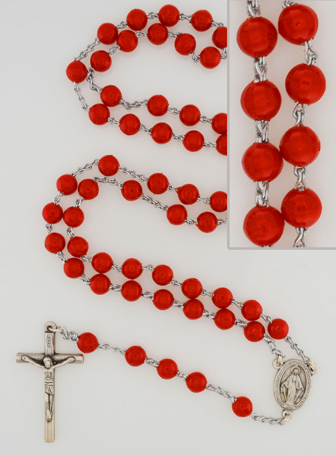 Rosario Medaglia Miracolosa - Rosso (pic 1)
