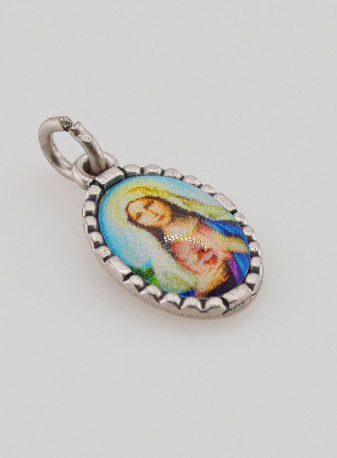 Medaglia Con Bordo 15 mm - Sacro Cuore di Maria (pic 3)