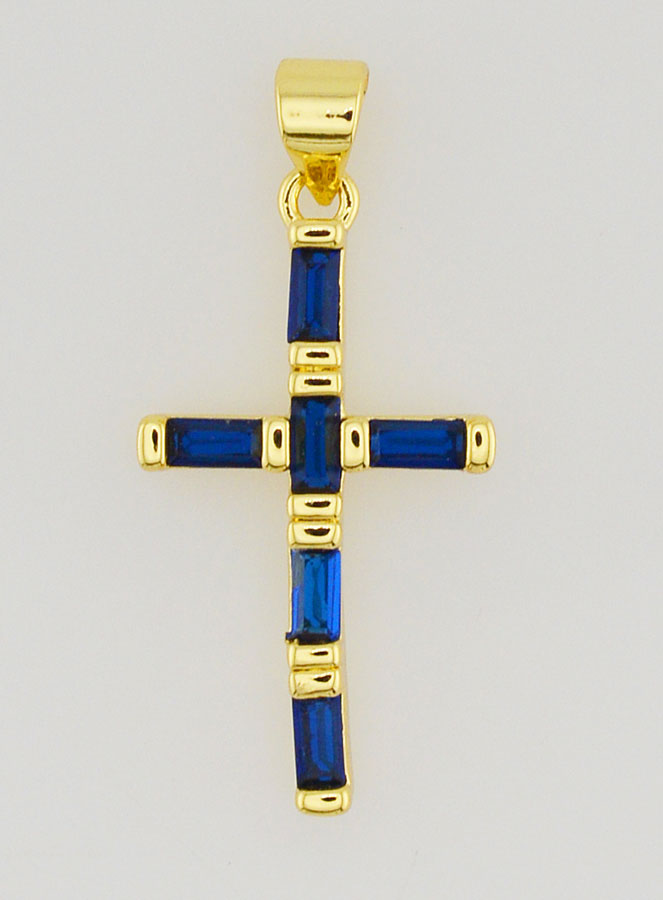 Ciondolo Croce Blu (pic 1)