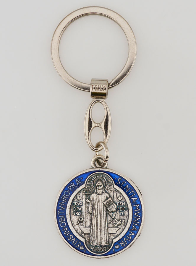Portachiavi Medaglia di San Benedetto Colorata (pic 2)