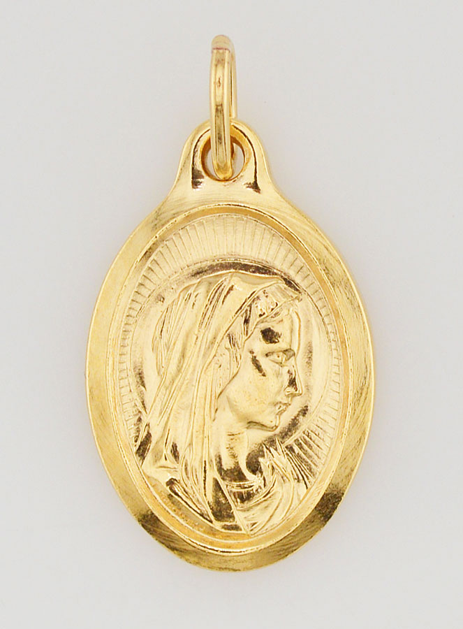 Medaglia Madonna di Profilo - 25mm (pic 1)