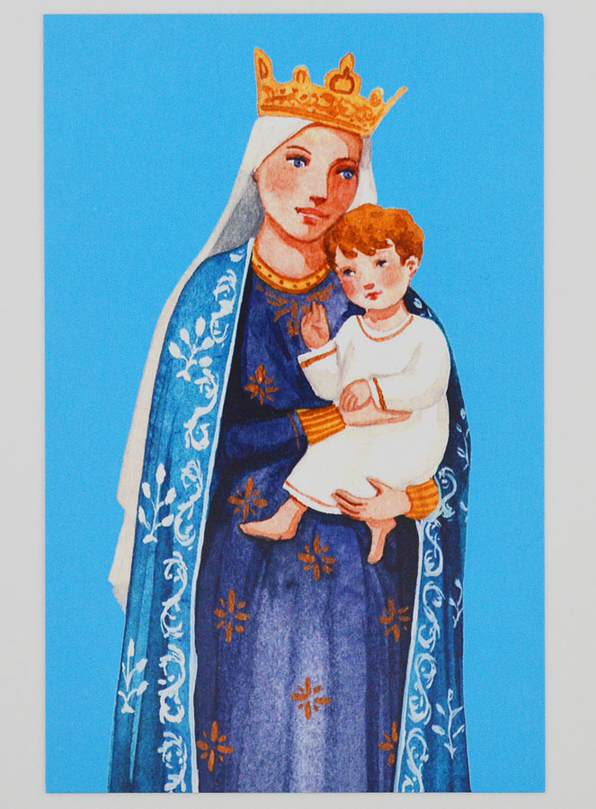Biglietto di Battesimo - Madonna con Bambino (pic 1)