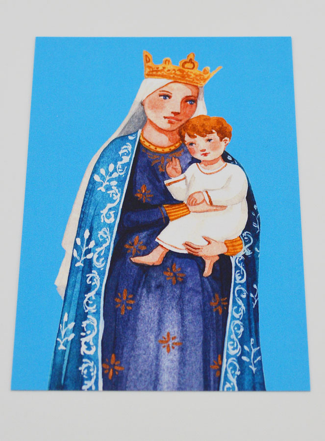 Biglietto di Battesimo - Madonna con Bambino (pic 2)