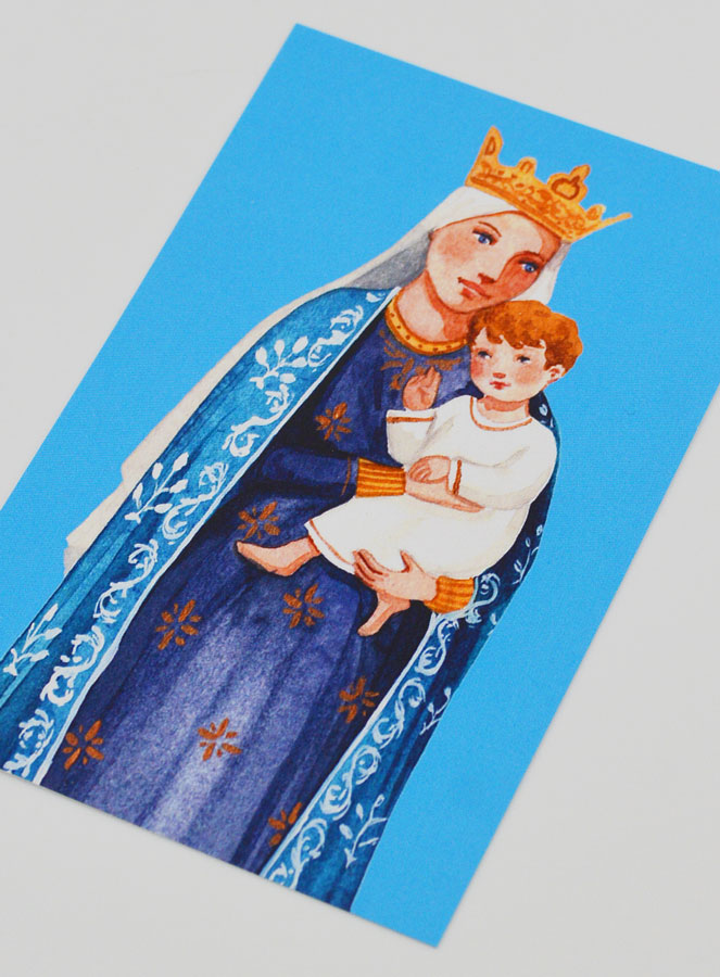 Biglietto di Battesimo - Madonna con Bambino (pic 4)