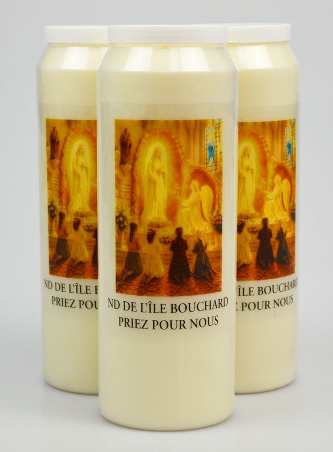 Pacco da 3 Candele per Novena Madonna di l'Île Bouchard (pic 1)
