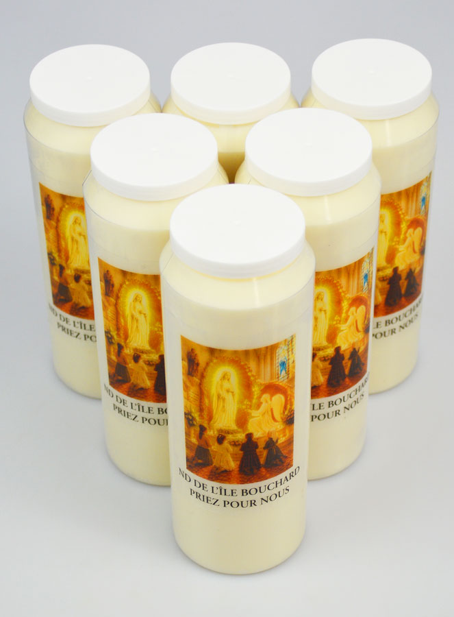 Pacco da 6 Candele per Novena Madonna di l'Île Bouchard (pic 2)