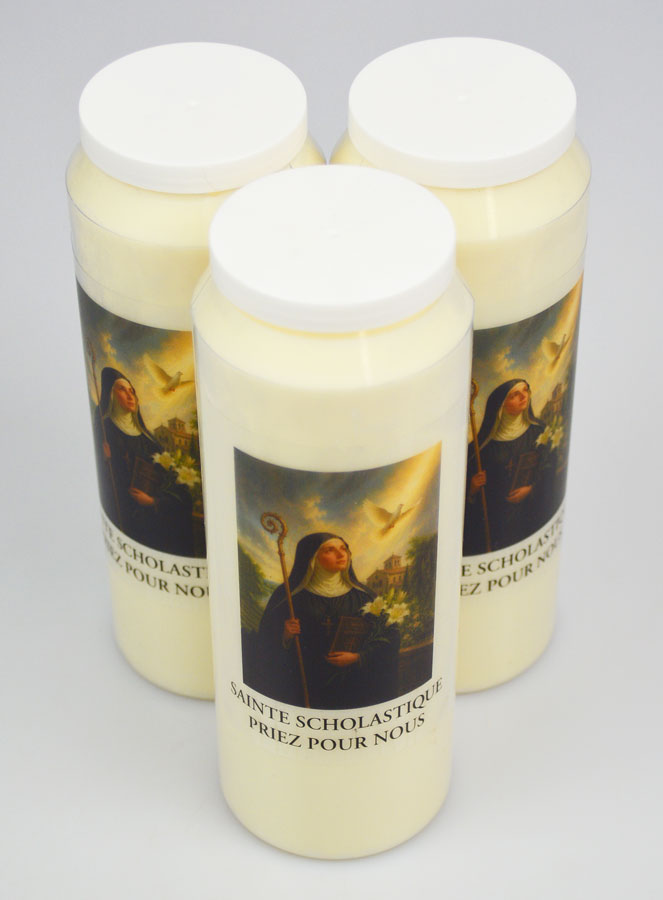 Set di 3 Candele per Novena a Santa Scolastica (pic 2)
