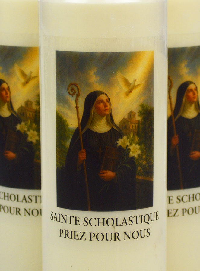 Set di 3 Candele per Novena a Santa Scolastica (pic 3)