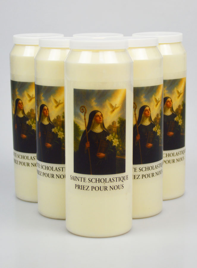 Set di 6 Candele per Novena a Santa Scolastica (pic 1)
