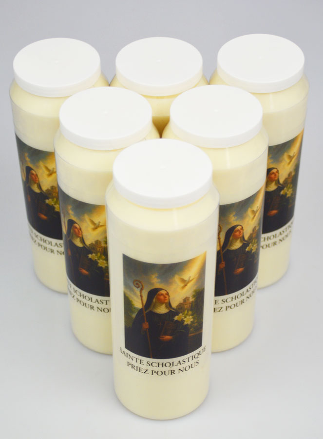 Set di 6 Candele per Novena a Santa Scolastica (pic 2)