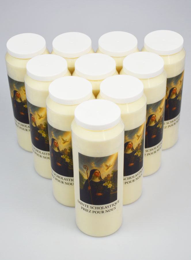 Set di 10 Candele per Novena a Santa Scolastica (pic 2)