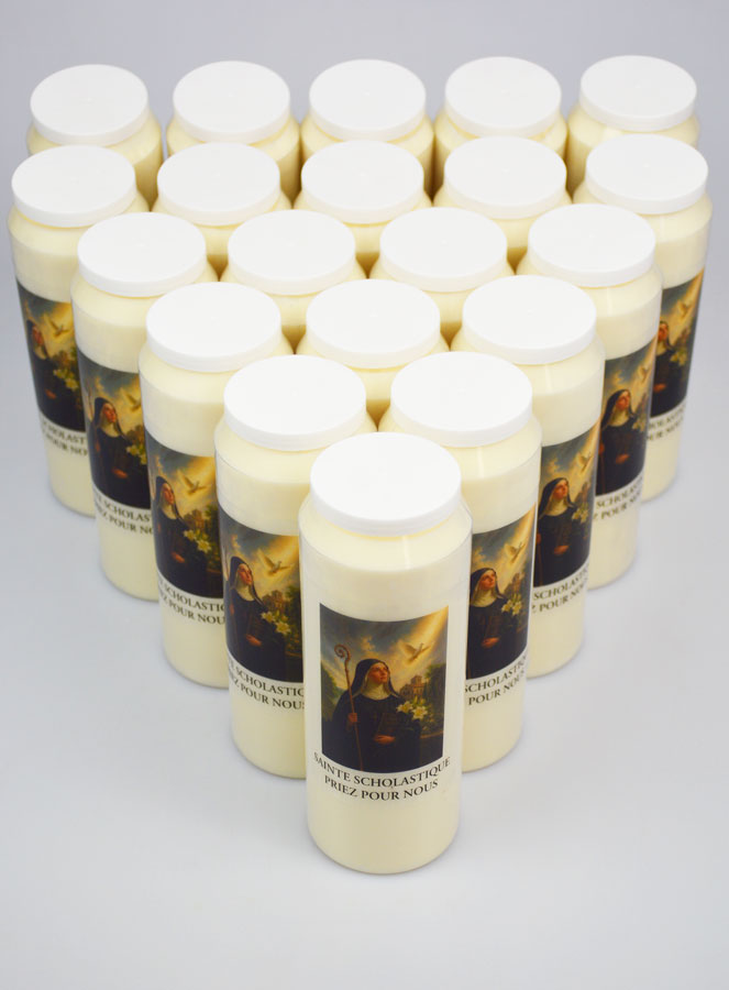 Set di 20 Candele per Novena a Santa Scolastica (pic 2)