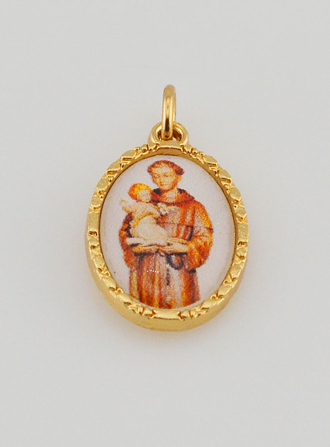 Medaglia Con Bordo 25 mm - Sant'Antonio (pic 2)