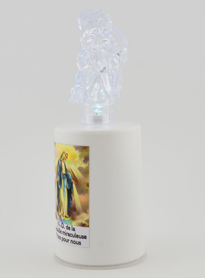 Candela da Chiesa a LED Vergine Miracolosa - 60 Giorni (pic 2)