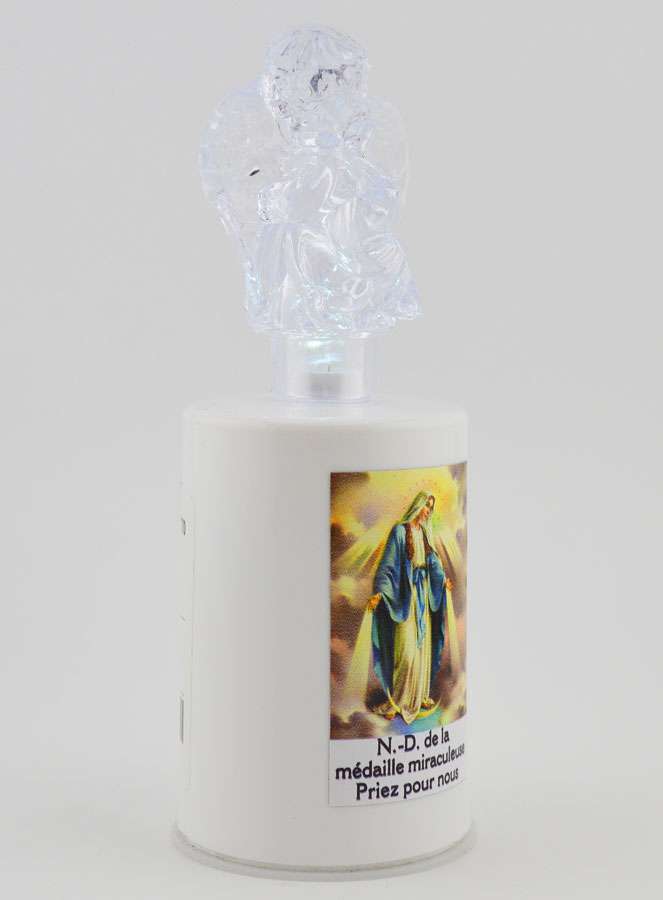Candela da Chiesa a LED Vergine Miracolosa - 60 Giorni (pic 3)
