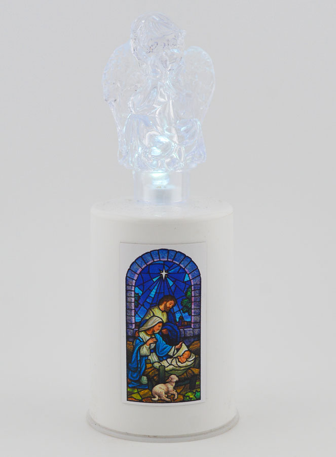 Candela da Chiesa a LED Natività - 60 Giorni (pic 1)