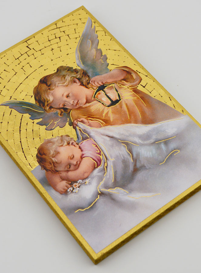Quadretto Angelo con Lanterna - 15 cm (pic 3)