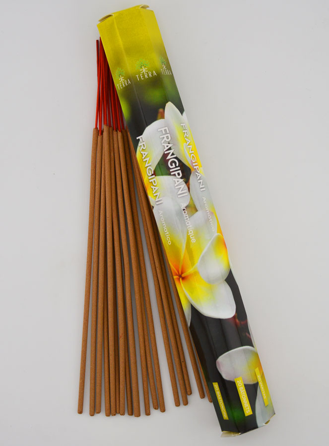 Incenso in Bastoncini Frangipani 30g - Senza Carbone (pic 1)