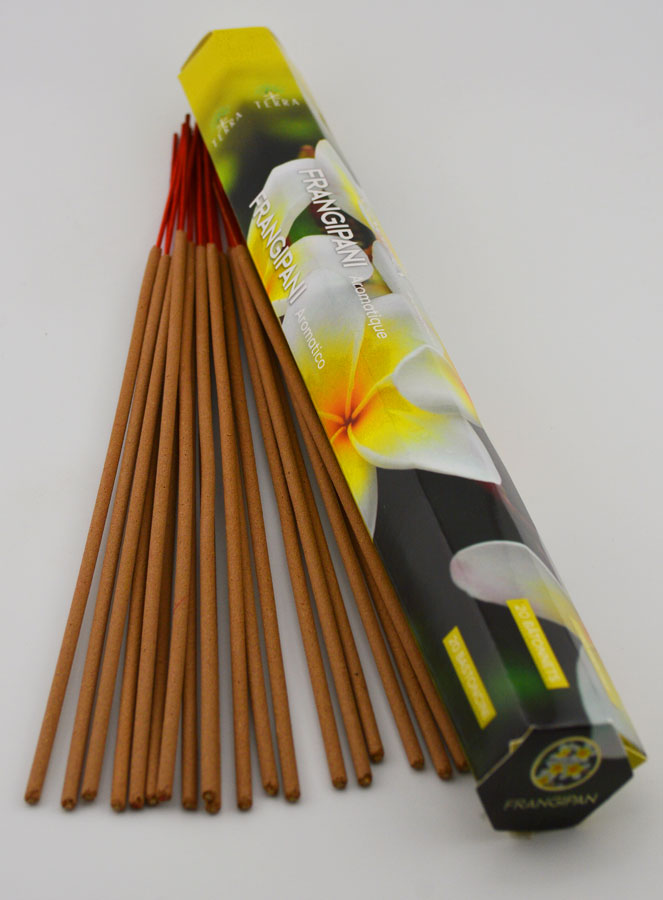 Incenso in Bastoncini Frangipani 30g - Senza Carbone (pic 2)