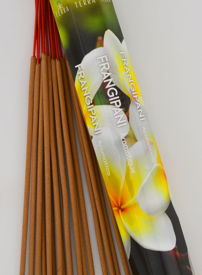 Incenso in Bastoncini Frangipani 30g - Senza Carbone (pic 3)