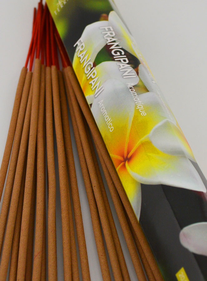 Incenso in Bastoncini Frangipani 30g - Senza Carbone (pic 4)