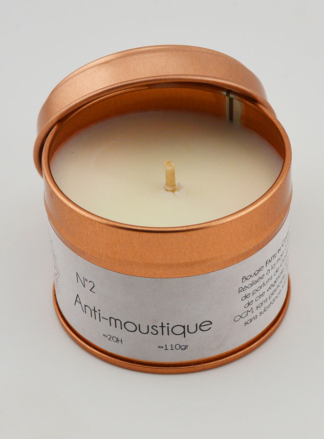 Candela Profumata Artigianale 110g - Antizanzare (pic 4)