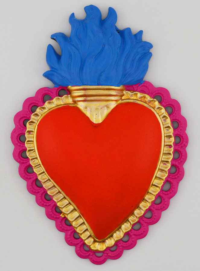 Ex Voto da Parete Colorato - 11 cm (pic 1)