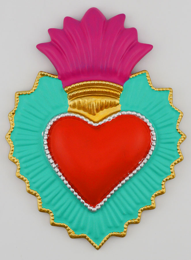 Ex Voto da Parete Colorato - 13 cm (pic 1)