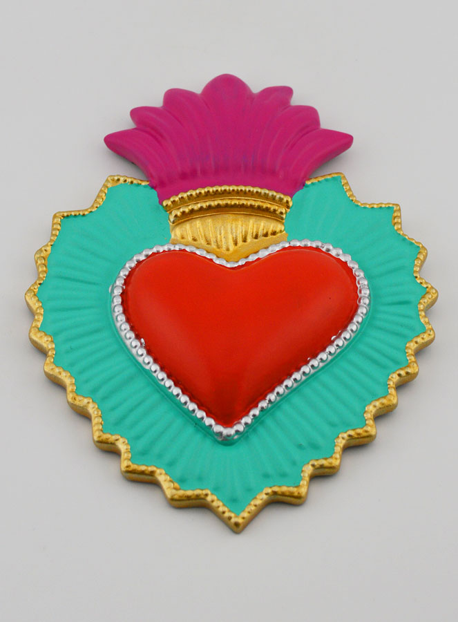 Ex Voto da Parete Colorato - 13 cm (pic 2)